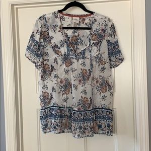 Flower print Knox Rose top